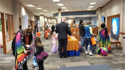 BLC Community Bank hosts a Halloween Trick or Treat event for the community.