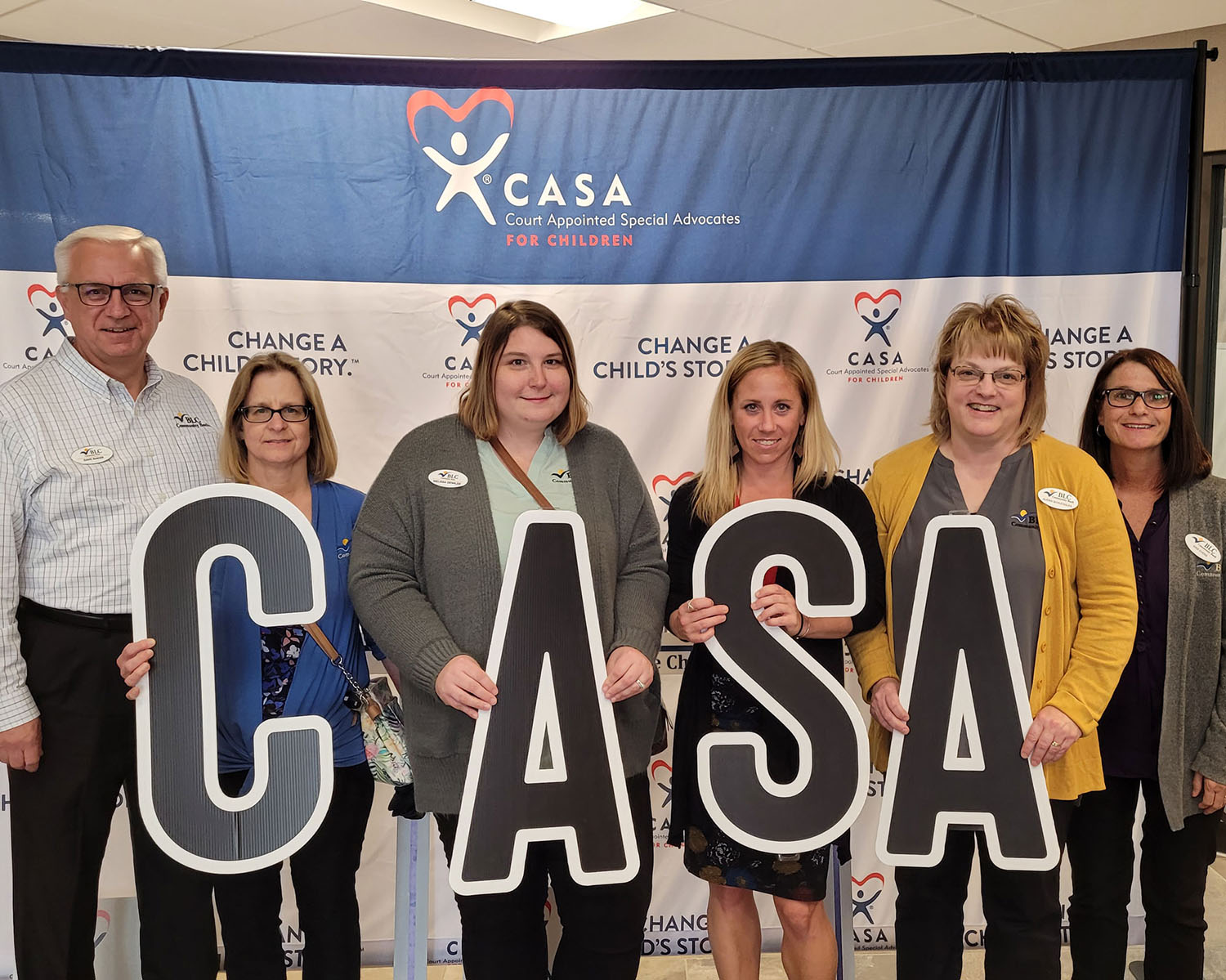 Members of the BLC Team visit CASA to get a tour and learn more about the organization.