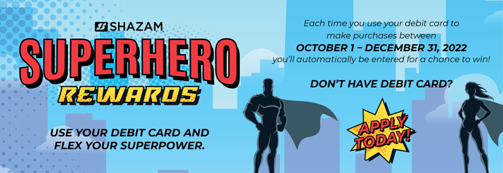 Shazam Superhero Rewards Campaign - Details Below